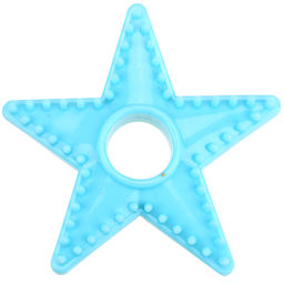 Игрушка для собаки Звезда д9,5см h1,5см, ПВХ, цвета микс, на картоне (Китай)