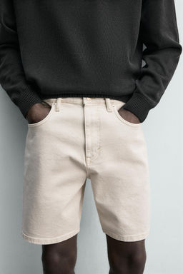 BERMUDA DENIM REGULAR FIT / Crudo - Zara фото 7