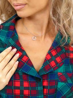 956 Пижама "Зеленая клетка"