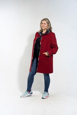 Рема демисезонное пальто ( Вишня )