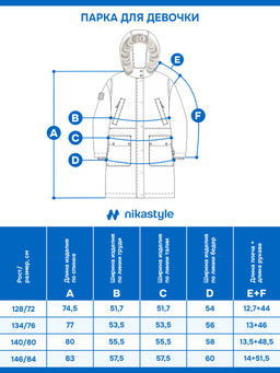 Парка +5з6225 какао - Nikastyle фото 14