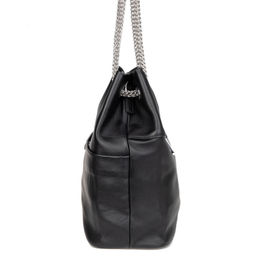 Y9810 black, женская кожаная сумка "Chain strap" Barcelo Biagi