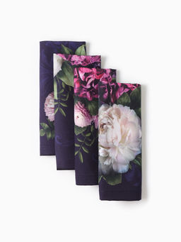 Набор кухонный «Этель. Цветочный этюд»: скатерть 110×150 см, салфетки 40×40 см, 4 шт., 100% хлопок