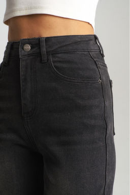 Джинсы-трубы Washed Black