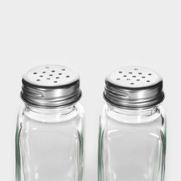 Набор для специй Доляна «Стандарт», 2 предмета: солонка, перечница 100 мл, стекло