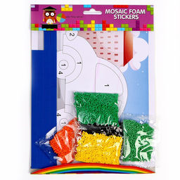 Набор для творчества: аппликация EVA крошкой и раскраска - наклейки Транспорт - Simaland фото 6