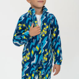 Комбинезон детский синий абстракция