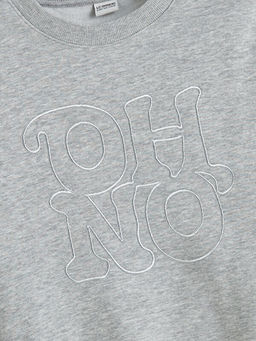 Bisiklet Yaka K?z ?ocuk Sweatshirt