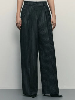 Прямые брюки в полоску / Zarina  фото 2