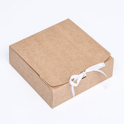 Цена за 5 шт. Коробка складная, крафт, 15 х 15 х 5 см - UPAK LAND фото 2