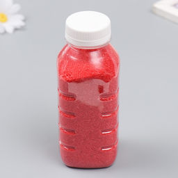 Песок цветной в бутылках «Красный» 500 г