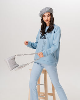 Свитшот с начёсом и шёлкографией SDP003 - Sahar art lab фото 6