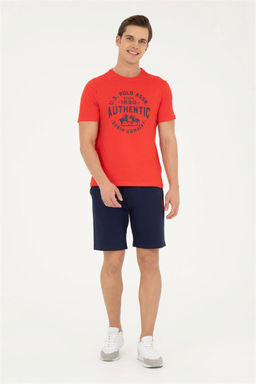 Мужская красная футболка - U.s. polo assn фото 4