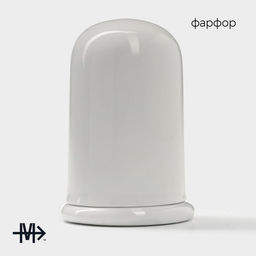 Подставка фарфоровая под зубочистки Magistro Классика, d=5 см, цвет белый  фото 5