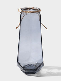 Ваза «Калли», 21×9.5 см, стекло, серая