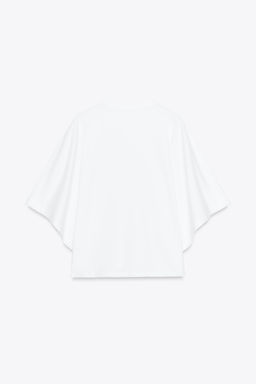 CAPE SLEEVE T-SHIRT - Zara фото 5