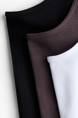 Pack de 3 tops de algod?n con tirantes finos - H&m фото 2