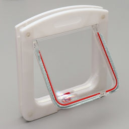 Дверь для животных с 4 режимами, проем 15х15,5см(общ. 22,5х20 см), белая - Пижон фото 2