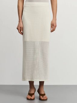 Вязаная юбка из вискозы / Zarina  фото 3