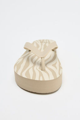 ANIMAL PRINT SANDALS - Zara фото 5