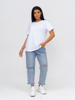 Футболка женская, цвет белый