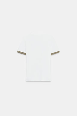 METALLIC THREAD T-SHIRT - Zara фото 22