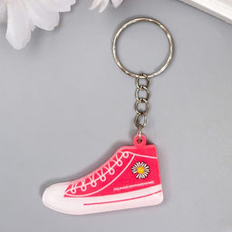 Цена за 12 шт. Брелок акрил Цветной кед с ромашкой МИКС 2,5х4,5 см - Simaland фото 2