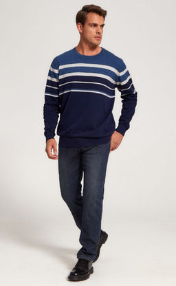 Джемпер F121-15-12062b blue - Fine joyce фото 2