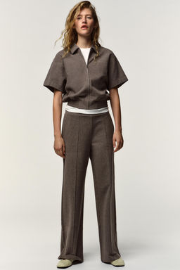 SOFT WIDE-LEG TROUSERS