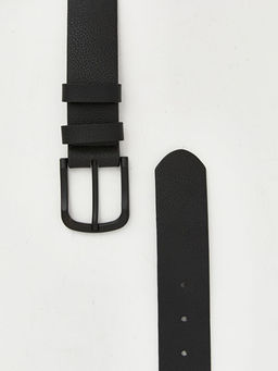 Deri G?r?n?ml? Erkek Kemer