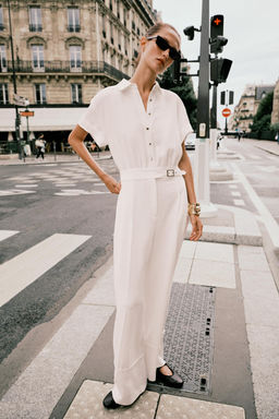 CREPE LONG JUMPSUIT - Zara фото 5