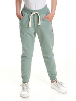 Брюки для девочки на резинке из кашкорсе UD 7517 мокко - Mini maxi фото 7