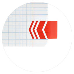 Стикеры-закладки пластиковые, 25х45 мм, 25 шт., арт. 58502 / 48 СТРЕЛКА