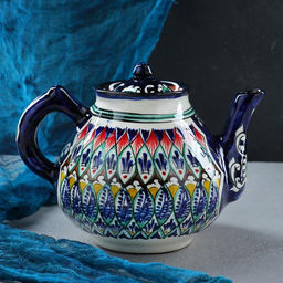 Чайник заварочный Риштанская Керамика «Узоры», 1.6 л, МИКС