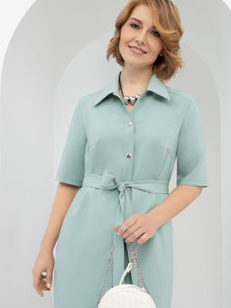 Платье-рубашка, Подчеркнуть женственность (с поясом) - Charutti фото 3