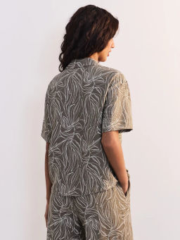 Вискозная блуза с принтом ZR2605012014-235 / Zarina  фото 5