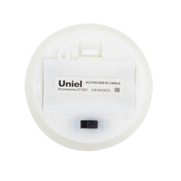 ULD-F052 RGB RC CANDLE Фигура светодиодная Свеча на батарейках 2АА (не в/к). 7,5х10 см. 1 светодиод. RGB свет. Пульт ДУ (в/к). TM Uniel - Volpe фото 5