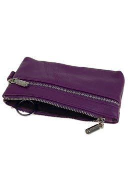 Женский кошелёк из натуральной кожи, цвет коричневый - Greta фото 2