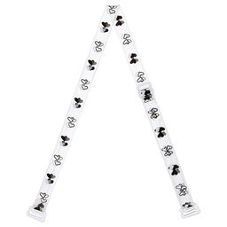 Бретели (пара) Gamma BR-1023 в пакете 10 мм 10 пар СК/Распродажа белый/черный/серый