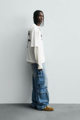 RUBBERISED PRINT T-SHIRT - Zara фото 4