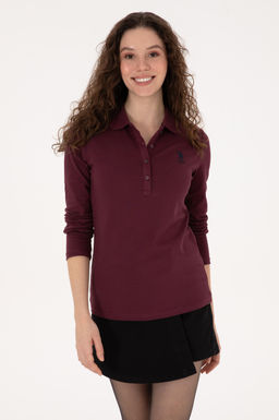 Kad_n Bordo Basic Sweatshirt