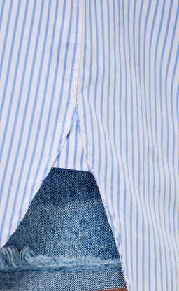 Рубашка женская Fine Joyce F512-1103 из хлопка комбинированная  фото 12