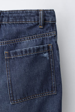RIPPED RELAXED BAGGY JEANS