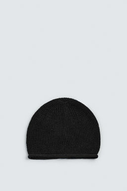 GORRO PUNTO 100% LINO / Marino - Zara фото 3