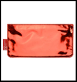 Пеналы, 1 отдел, металлизированная искусственная кожа, 23х10х0,5 см