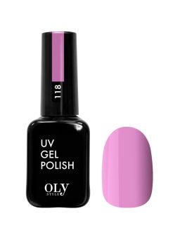 OLYSTYLE Гель-лак для ногтей тон 118 весенняя сирень