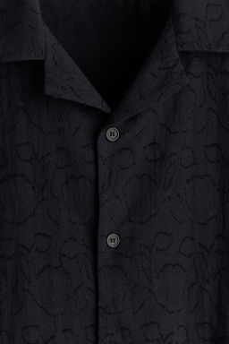 Camisa resort con textura Relaxed Fit - H&m фото 4