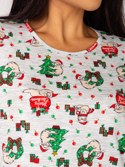 Пижама женская кулирка с брюками "СЮРПРИЗ"