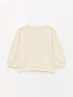 Bisiklet Yaka Bask?l? K?z Bebek Sweatshirt 3l? - Waikiki фото 3
