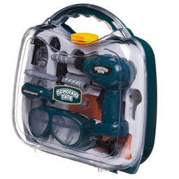 Игровой набор Abtoys Помогаю Папе Набор инструментов с защитными очками в чемоданчике